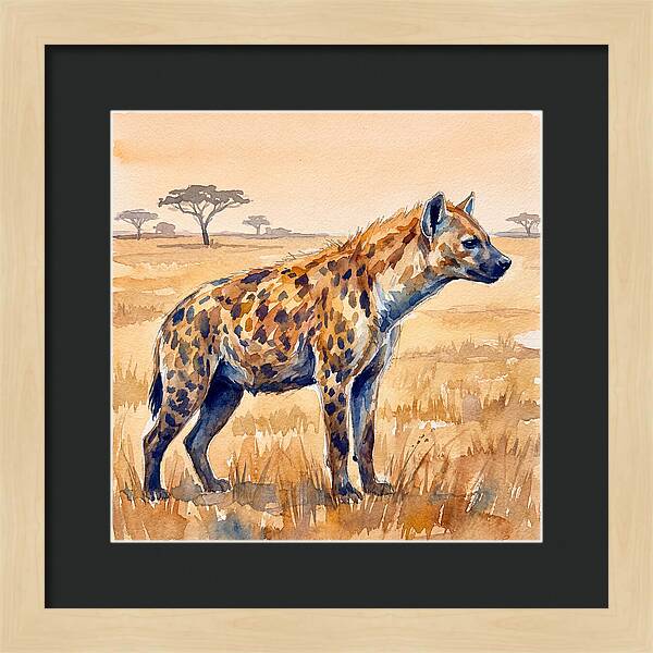 Hyena In The Savanna