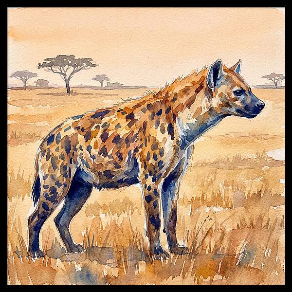 Hyena In The Savanna