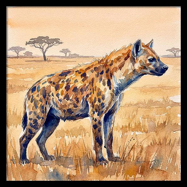 Hyena In The Savanna