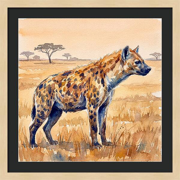 Hyena In The Savanna