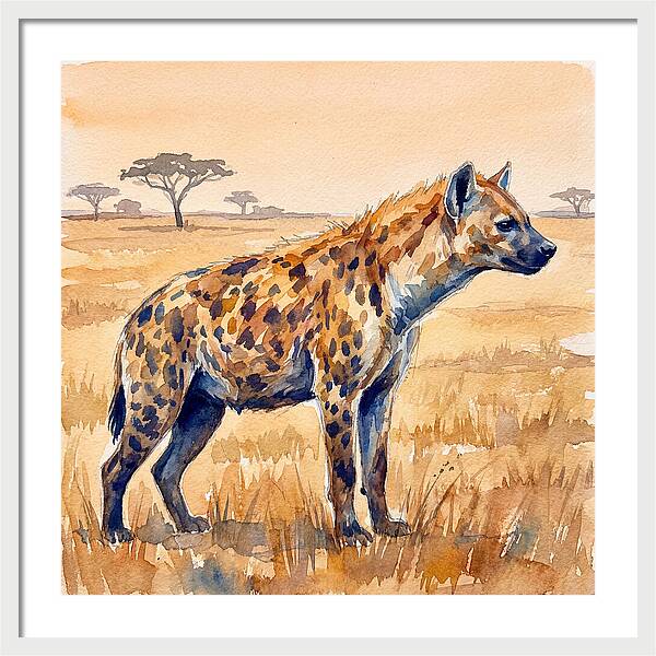 Hyena In The Savanna