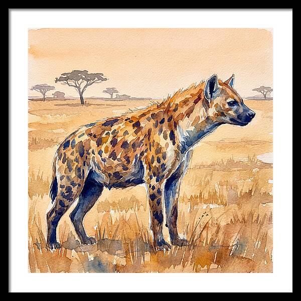 Hyena In The Savanna