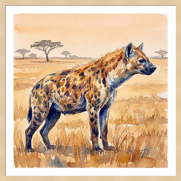 Hyena In The Savanna