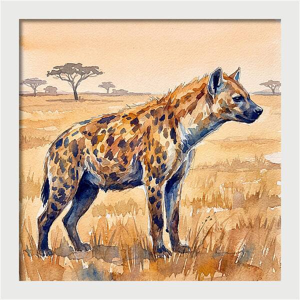 Hyena In The Savanna