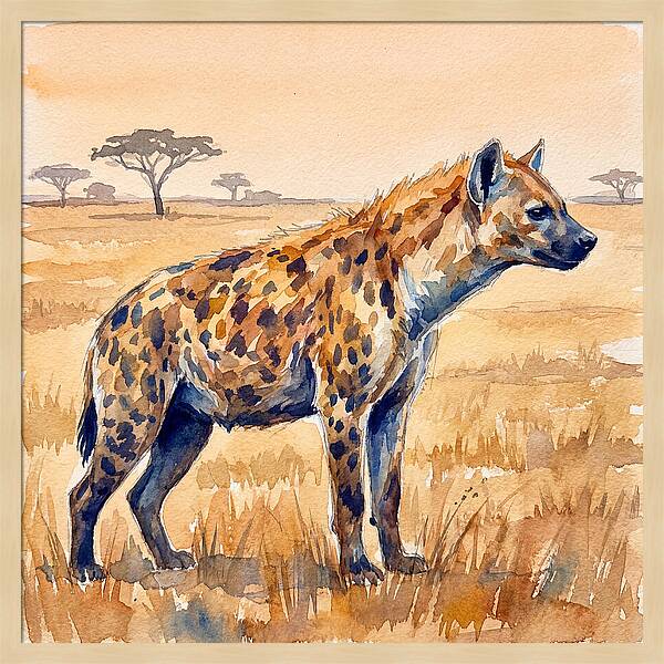 Hyena In The Savanna