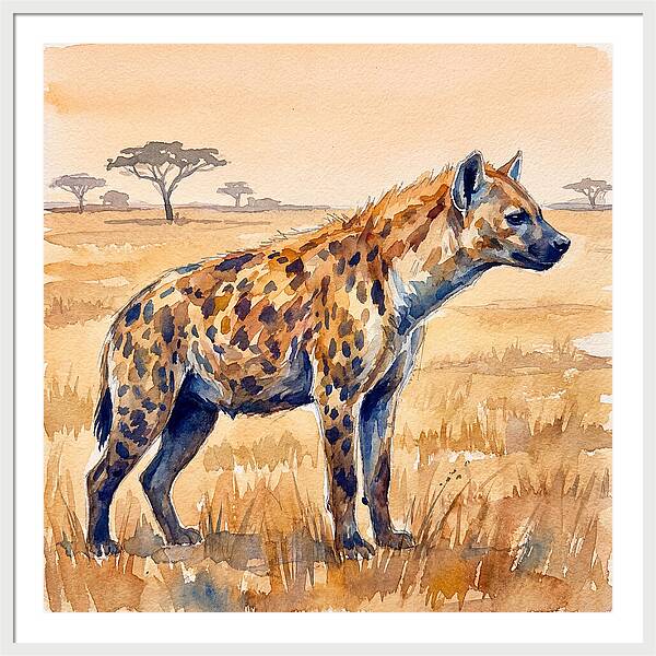 Hyena In The Savanna