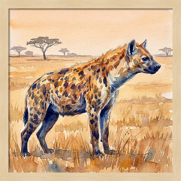 Hyena In The Savanna