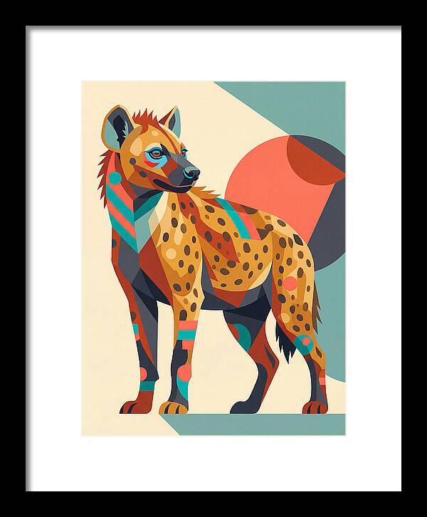 Hyena Pop Art Style
