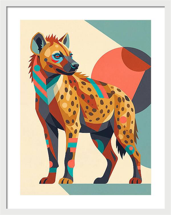 Hyena Pop Art Style