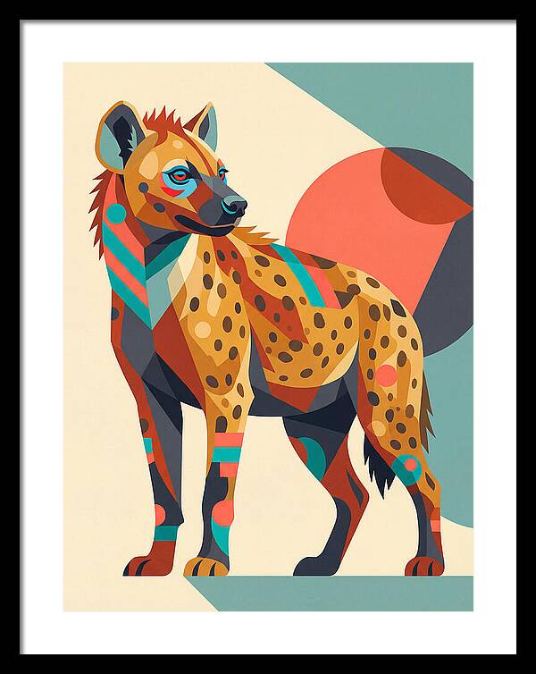 Hyena Pop Art Style