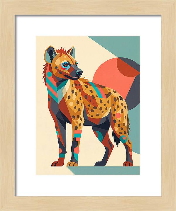 Hyena Pop Art Style