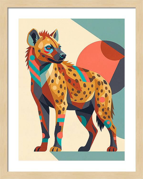 Hyena Pop Art Style