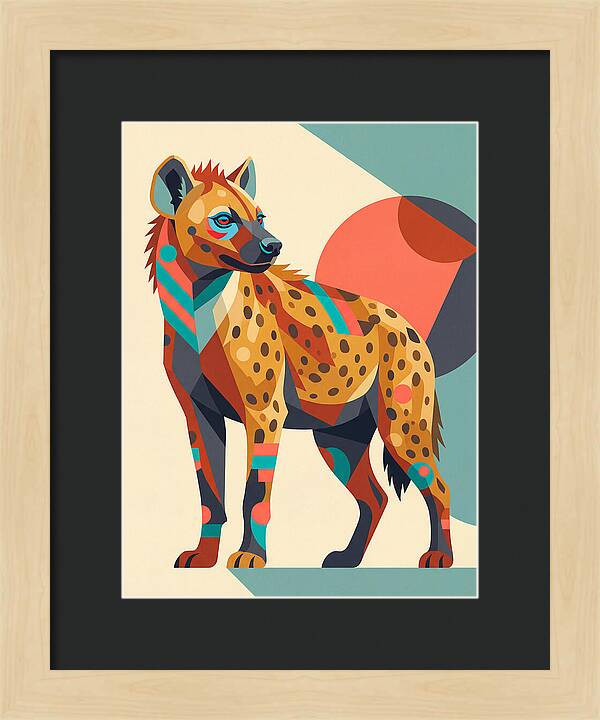 Hyena Pop Art Style