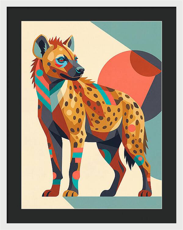 Hyena Pop Art Style