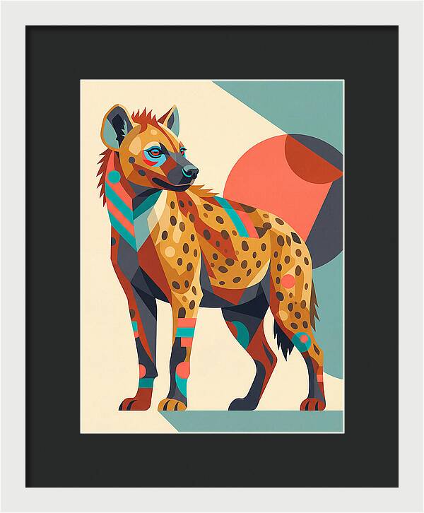Hyena Pop Art Style
