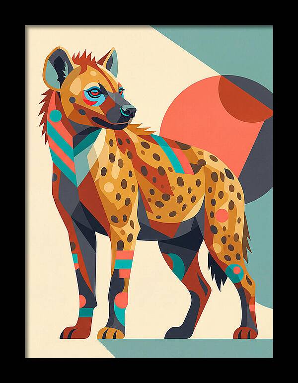 Hyena Pop Art Style