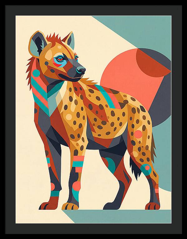 Hyena Pop Art Style