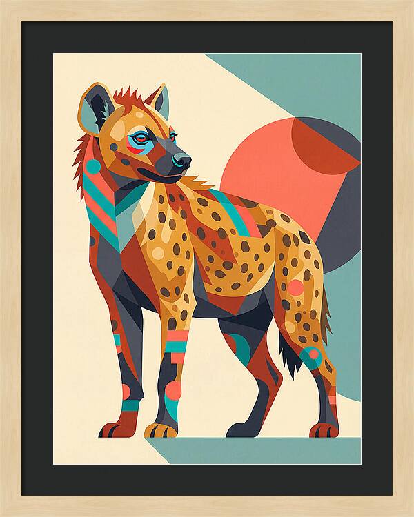 Hyena Pop Art Style