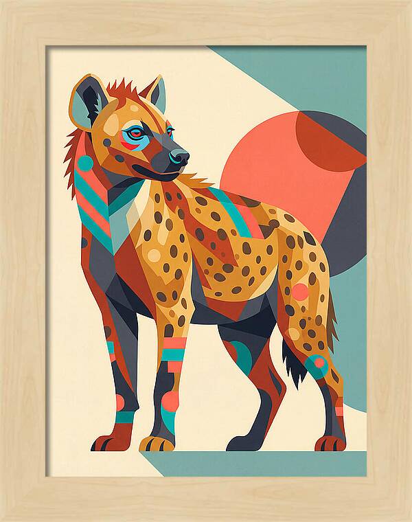 Hyena Pop Art Style