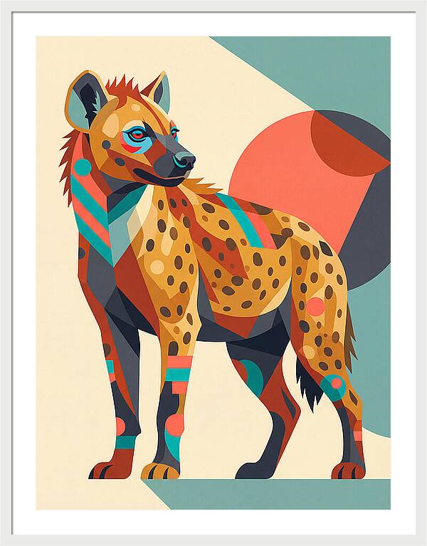 Hyena Pop Art Style