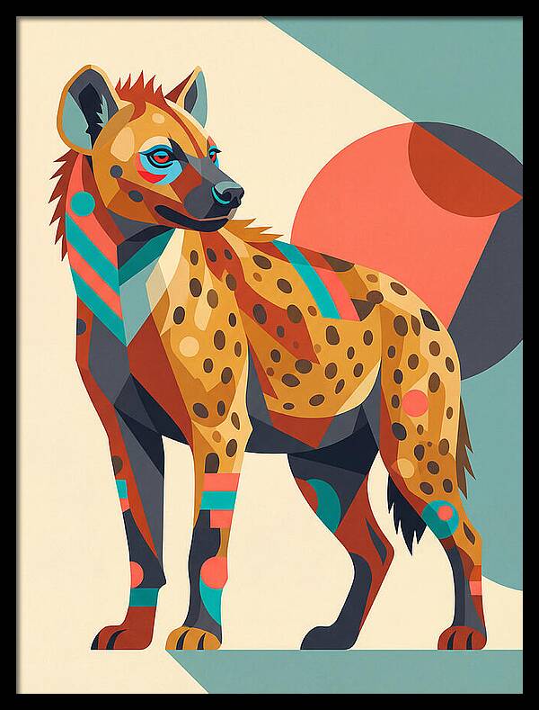 Hyena Pop Art Style