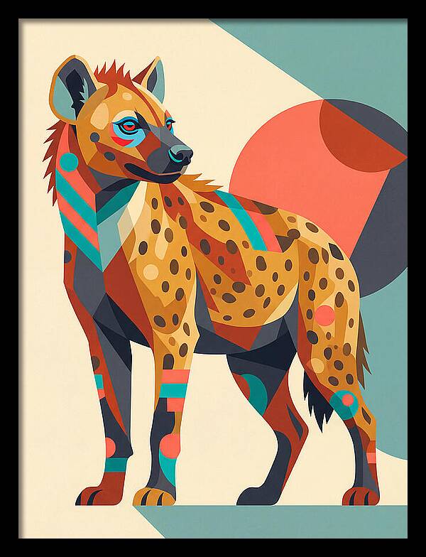 Hyena Pop Art Style