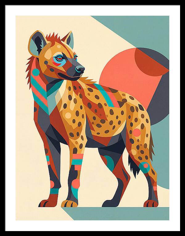 Hyena Pop Art Style