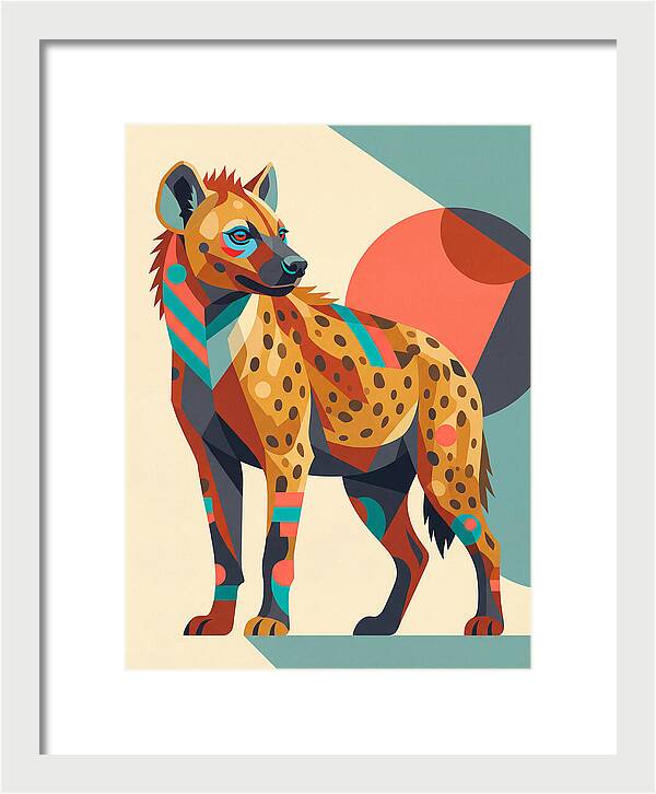 Hyena Pop Art Style