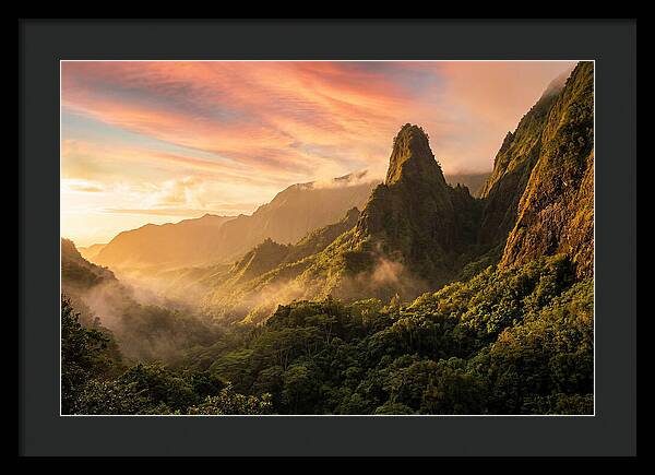 Iao Needle At Sunrise