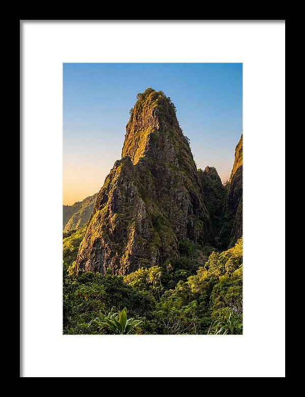 Iao Needle Rising Above Greenery