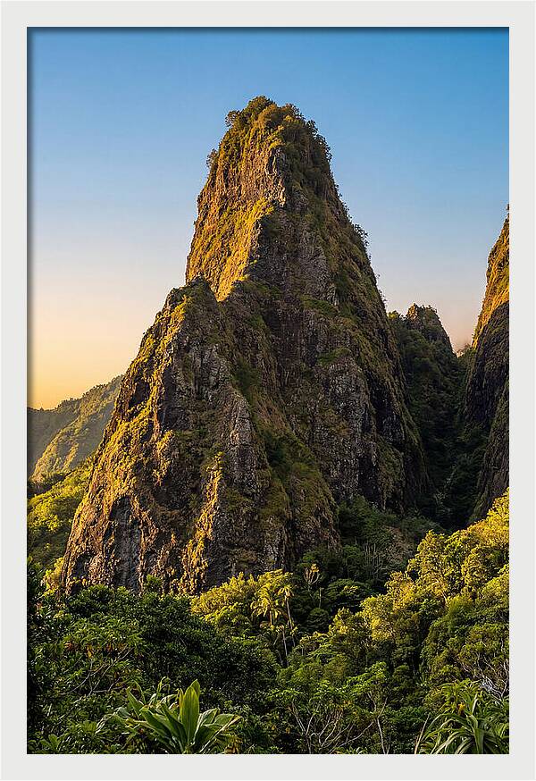 Iao Needle Rising Above Greenery