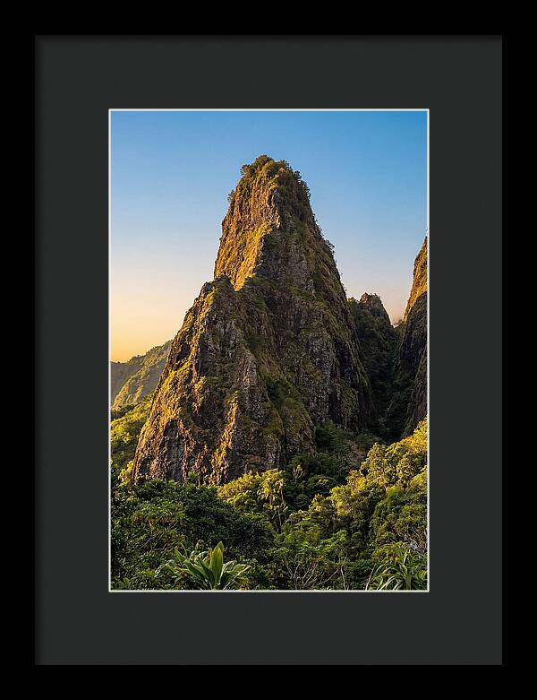 Iao Needle Rising Above Greenery