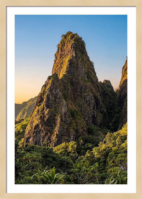 Iao Needle Rising Above Greenery