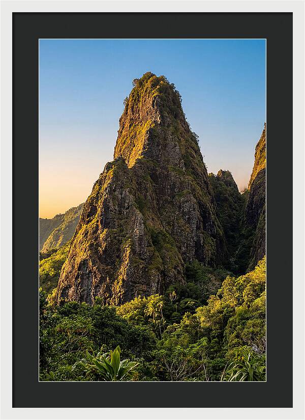 Iao Needle Rising Above Greenery