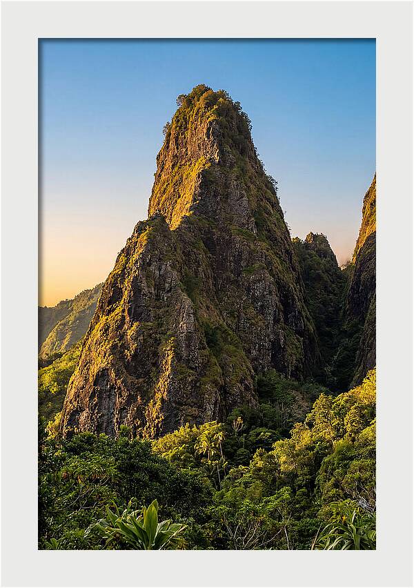 Iao Needle Rising Above Greenery