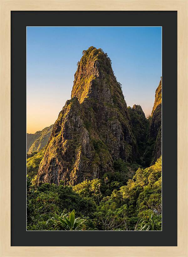 Iao Needle Rising Above Greenery