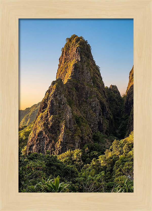 Iao Needle Rising Above Greenery