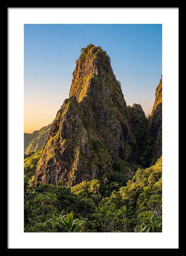 Iao Needle Rising Above Greenery