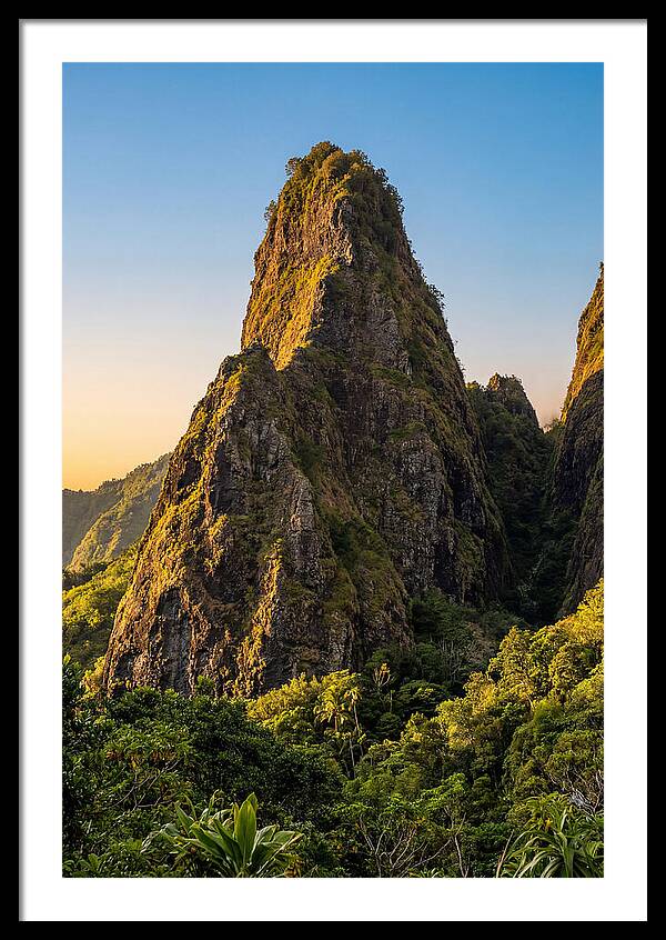 Iao Needle Rising Above Greenery