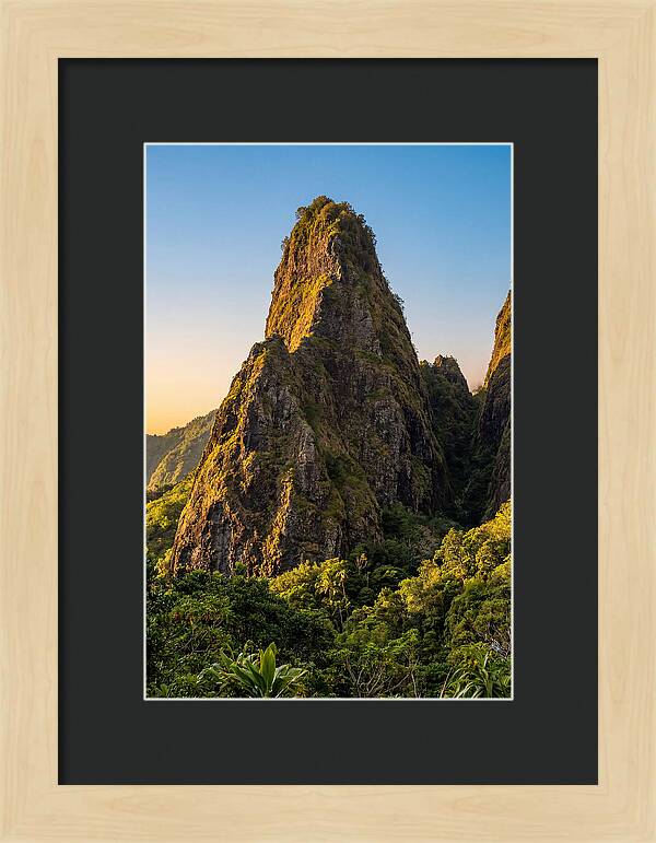 Iao Needle Rising Above Greenery