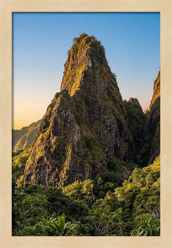 Iao Needle Rising Above Greenery