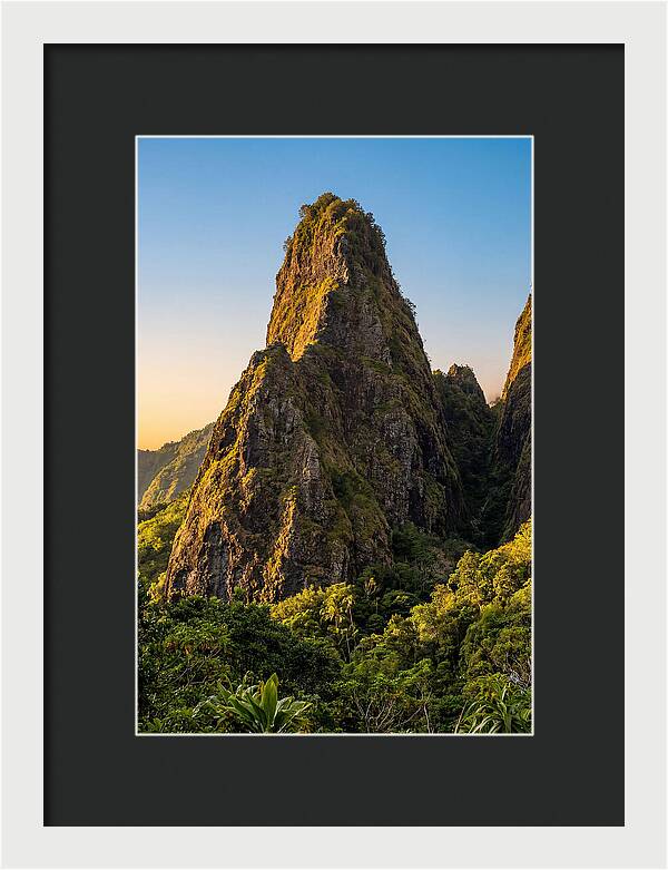 Iao Needle Rising Above Greenery