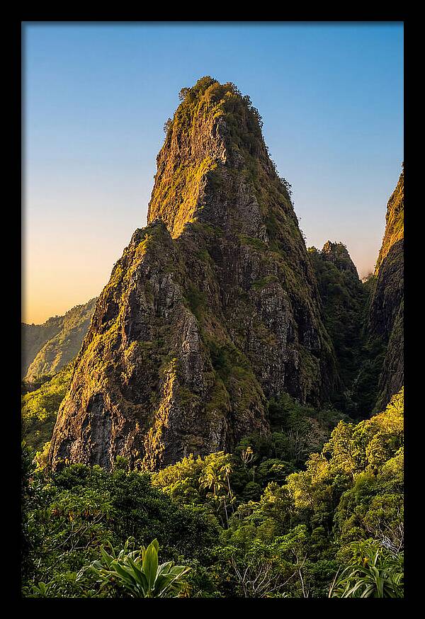 Iao Needle Rising Above Greenery