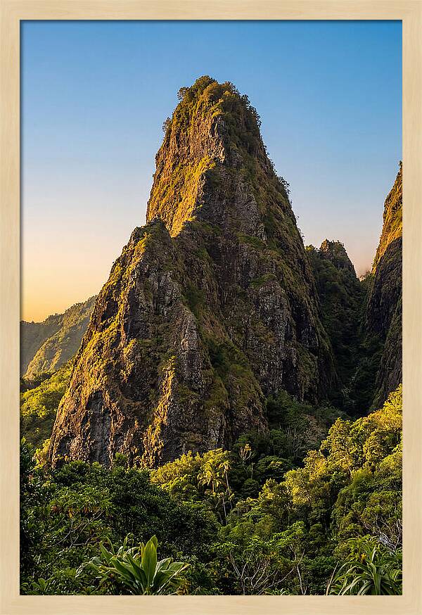 Iao Needle Rising Above Greenery