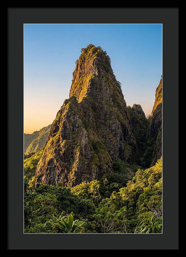 Iao Needle Rising Above Greenery