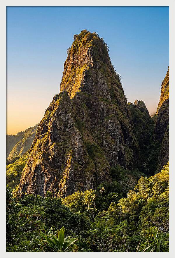 Iao Needle Rising Above Greenery