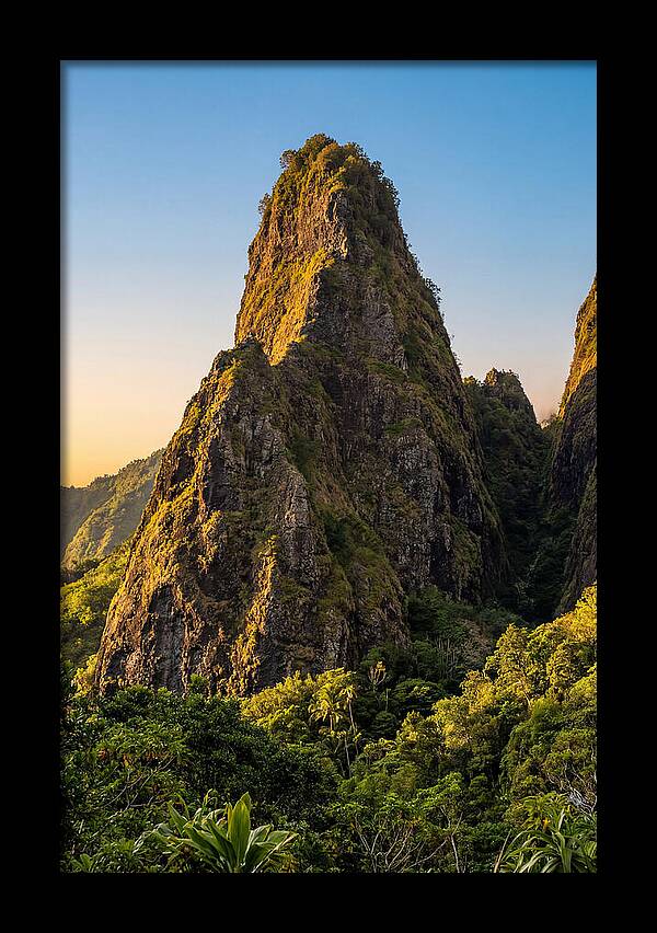 Iao Needle Rising Above Greenery