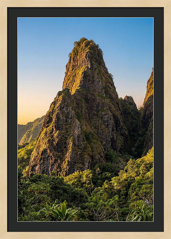 Iao Needle Rising Above Greenery