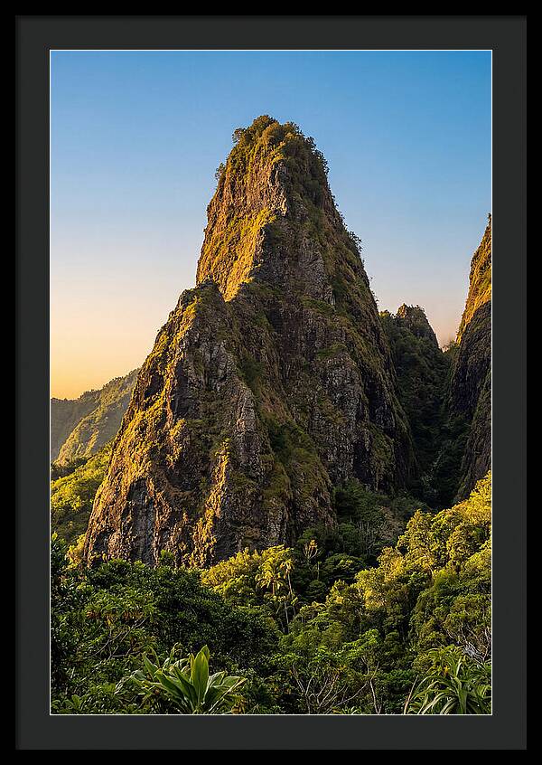 Iao Needle Rising Above Greenery