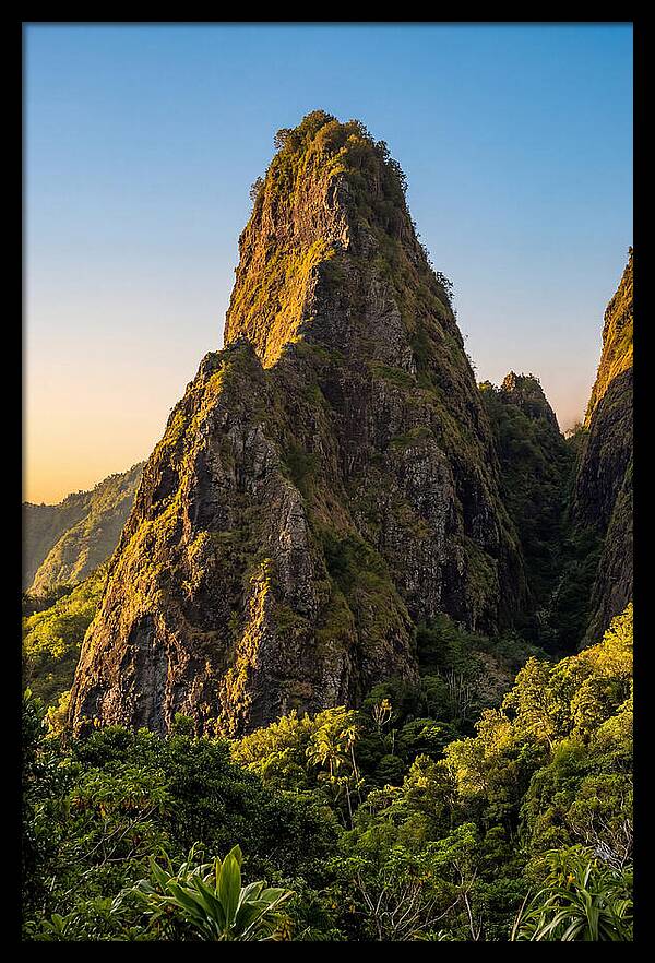 Iao Needle Rising Above Greenery